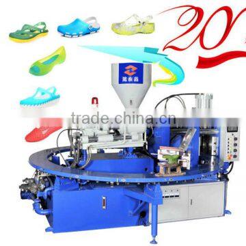 1 color melissa rotary pvc jelly shoes making machine