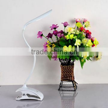 hot sale JK-853C 360 degree battery operated on promote rechargeable reading lamp Rechargeable Flexible