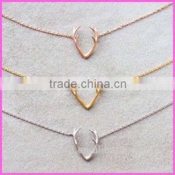 925 silver jewelry necklace and bracelet set 925 chain necklace jewelry fancy deer antler silver necklace