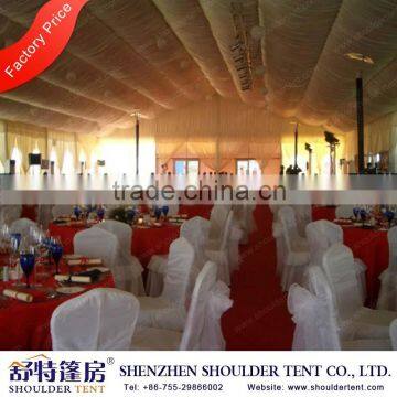 Luxury luxury wedding tent with VIP wooden floor