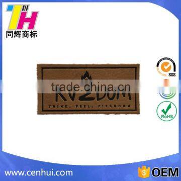 2016 New Fashion High Quality Custom Embossed Leather Patch Quality Choice photo-2