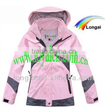 new style fashion polyester vinyl raincoat with hood