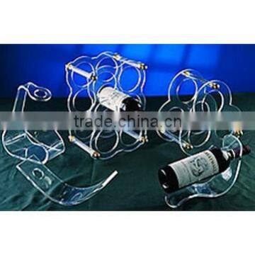 GH-RZ269 2014 Hot Sale Different Acrylic Wine Bottle Rack Display Holder,Artistic Design Acrylic Wine Display Rack photo-5