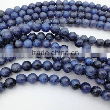 High Quality Blue Point Round Gemstone Round Beads photo-2