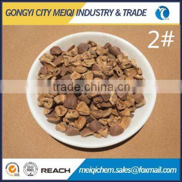 Walnut shell free sandblasting material