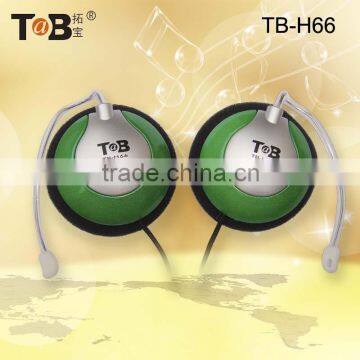 high-performance stereo earhook headphones with microphone TB-H66