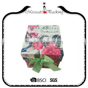 Pantone Color Foldable Gift Box With Ribbon For Candle photo-5