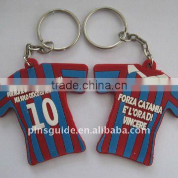 football T-shirt keyring