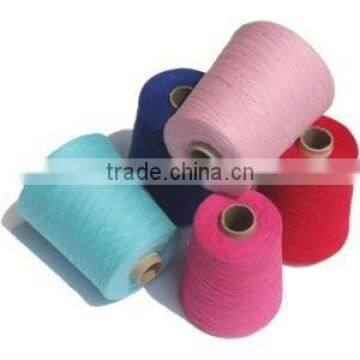 100% cotton knitting yarn high tenacity dope dyed yarn