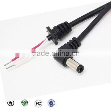 Right angle 90 degree2.1mm 2.5mm 3.5mm dc barrel plug jack power cord cable