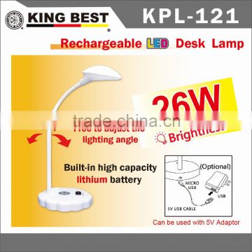 NEW 2016 Desk Reading Lamp Rechargeable Flexible Rotation 180 Degree Rotation Night Light Lamp