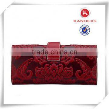 New Fashion Vintage Leather Women Wallet Evening Bag photo-3