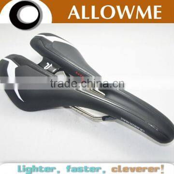 2014 high competitive spring leather bicycle saddle