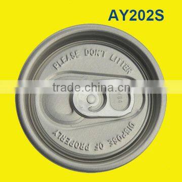 202SOT Aluminum Beverage Can Lid