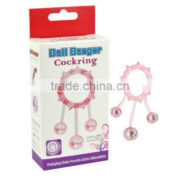 Sex Toys 3 Balls Male Cock Rings