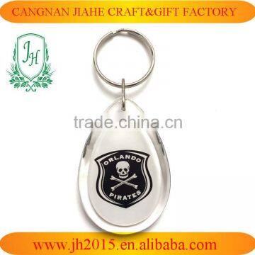 Wholesale Plastic Keychain Promotional Acrylic Keychain With Logo Insert Blank Keychain photo-2