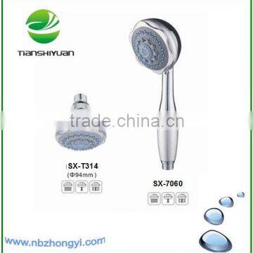 Tianshiyuan rain shower faucet small round shower head multifunction shower set from Ningbo china mini shower head set