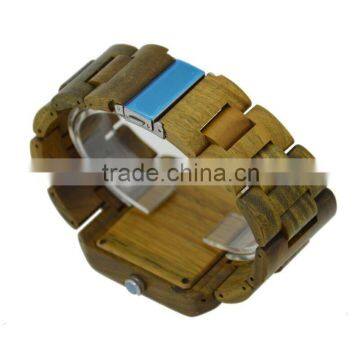 Natural Handsmade Men's Wooden Watch Bamboo Bracelet photo-4