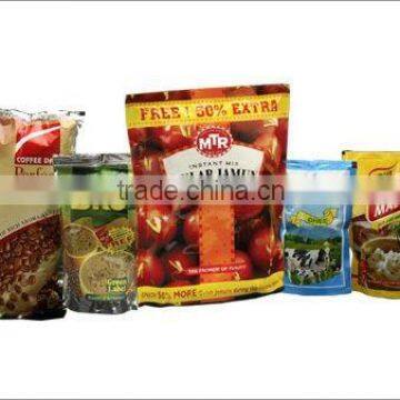 Color printed foil pouches for food