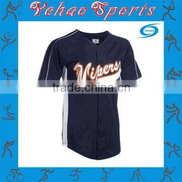 2015 Custom Baseball Jersey made of 100% Polyester dry fit