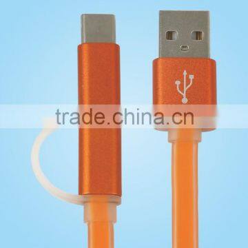 Micro USB Flat cable with OTG for Huawei Samsung Mobile Phone