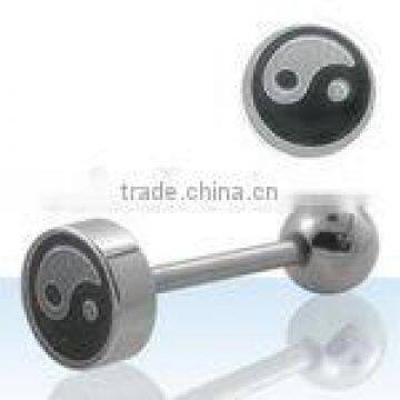 yin yang logo barbell