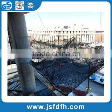 construction knotless or knotted polyester safety net safety netting for fall protection