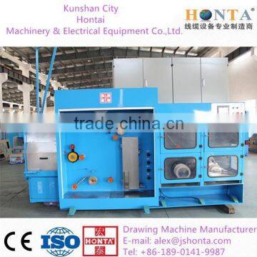 24DTS Aluminium Fine wire drawing machine and double spooler with continuous annealer