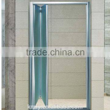 6MM Tempered Glass Aluminum Frame Folding Shower Screen (KD3207) photo-2