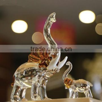 Crystal animal model of elephant for Home office decoration crystal Gift