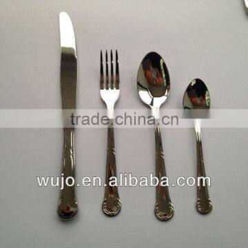 silver Stainless Steel Cutlery In Competitive Price,rustproof cutlery