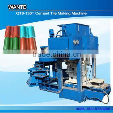 QT8-130T clay roof tiles making machines