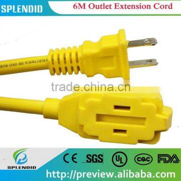 USA Mexico electrical extension cord with socket