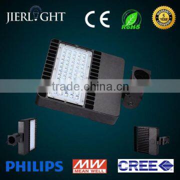 outdoor use parking lot led lights with meanwell driver parking lot led lights