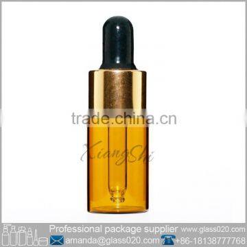 amber 3ml 5ml 10ml vial glass dropper