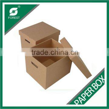 COLOR PRINTING BROWN KRAFT PAPER PACKAGING BOX photo-2