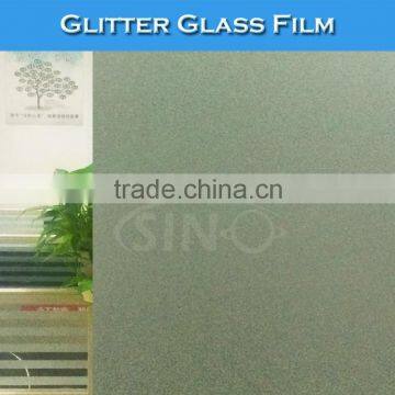 F000G Glitter Frosted Glass Film Office Window Decoration Stickers