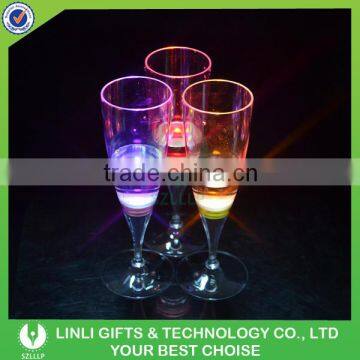 2016 Light Up Plastic Cups, Color Changing Led Champagne Cup