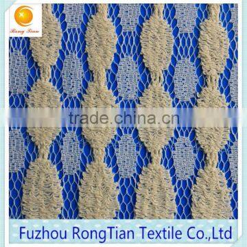 Classical 100% cotton embroidery lace fabric for placemat