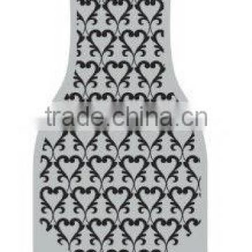 Flower vase with heart printing,Folded flower vase on table,Decorative vase