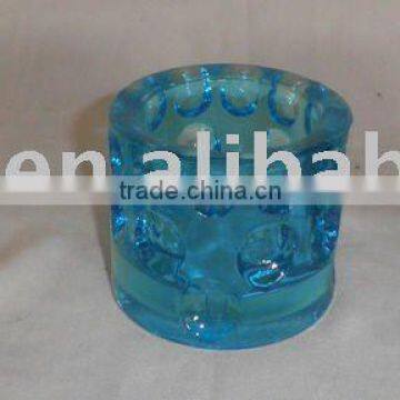 spray glass candle holder