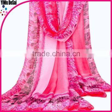 Lady scarf shawl scarf long pattern printed scarf 2015