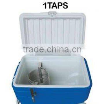 beer cooler Jockey Box with 1 tap