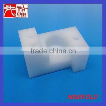 custom white plastic machining parts