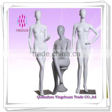 Egg head high end posture display female mannequin