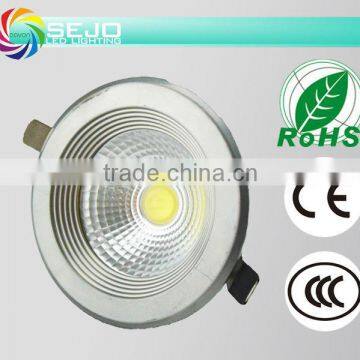 7W LED down light aluminum COB CE ROHS