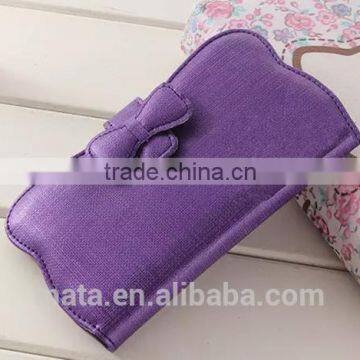 Top Grade Lovely Leather Case With Wallet Style Leather Case For Sony z5 photo-5