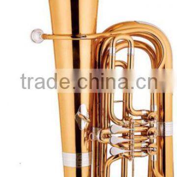 Keful bb Tone Golden Lacquer Bass Tuba China Brass Wind