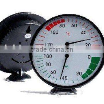 desktop room thermometer and hygrometer with stand