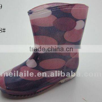 Cute Kids Pvc Rain Boots